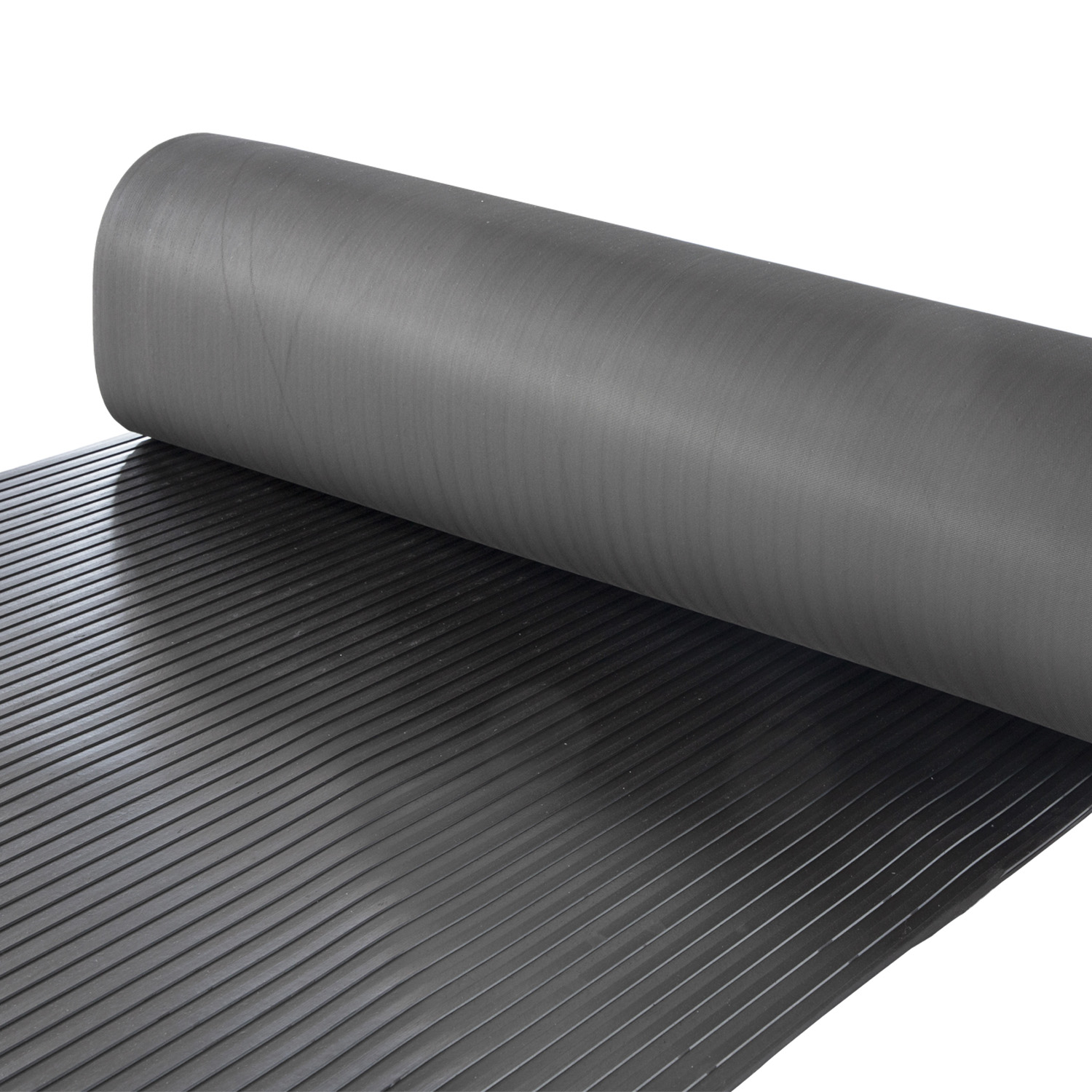 Wide Ribbed Rubber Sheet